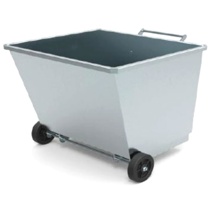 manual-tipping-waste-push-over-bin-attachment-forklift-350kg-0.5m3-brisbane